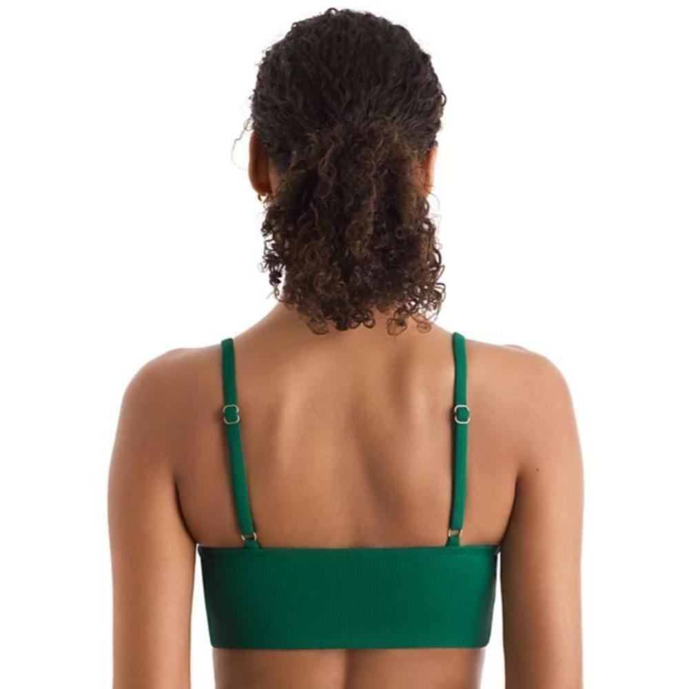 Mimi Flamingo Women's Swimwear Tankini Top Separate Emerald 6 - Picture 2 of 3